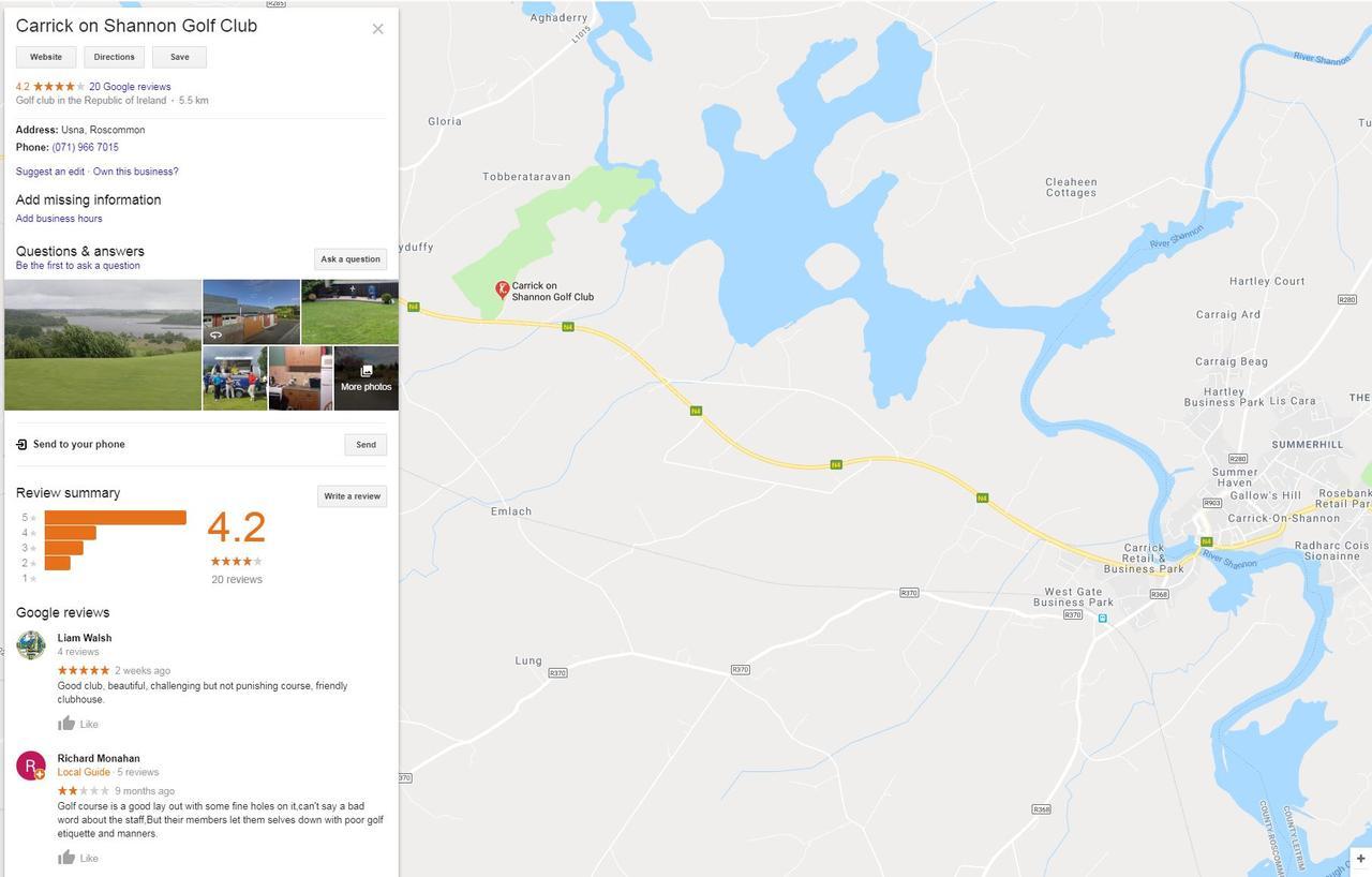 Ridge-Rock Accommodation Carrick on Shannon Exterior foto